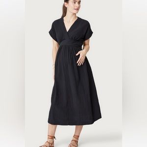 Hatch maternity dress (Carolina) in black